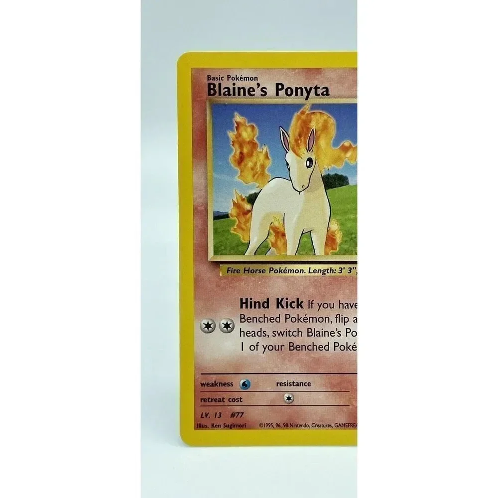Blaines Ponyta 64/132 Gym Challenge Non Holo Vintage 2000 WOTC Pokemon Card‎ NM
